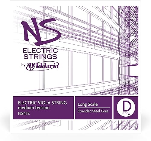 Miniatura 3 de D'Addario NS Electric - Juego de cuerdas para viola, escala larga, tensión media