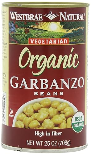 Westbrae Garbanzo Frijoles orgánicos, 25 onzas (paquete de 6)