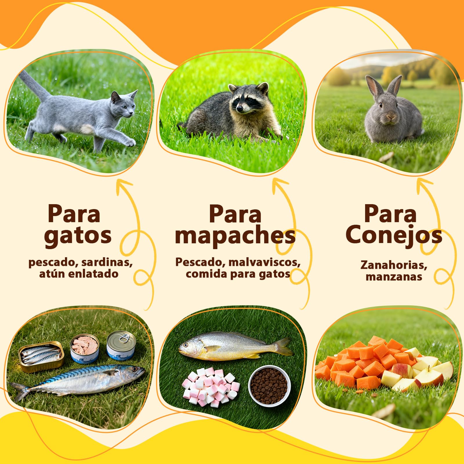 Jaula Plegable para la Captura de Animales Vivos 78×29×30 cm | Jaula de captura humanitaria, adecuada para capturar gatos callejeros, mapaches, ardillas y conejos