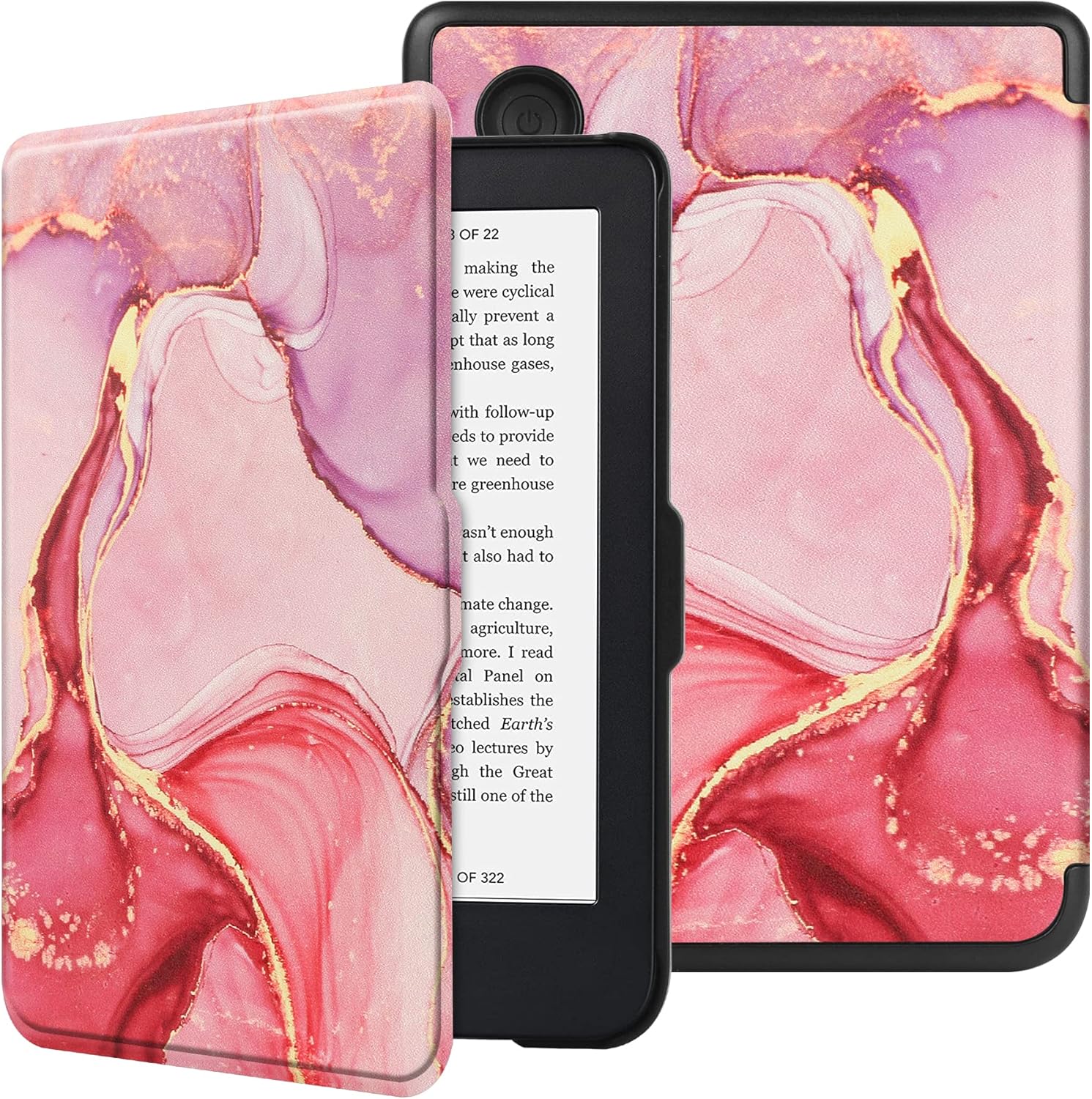 HGWALP Slimshell Case for 6" Kobo Clara 2E 2022 Released/Clara Colour/Clara BW(2024) Premium
