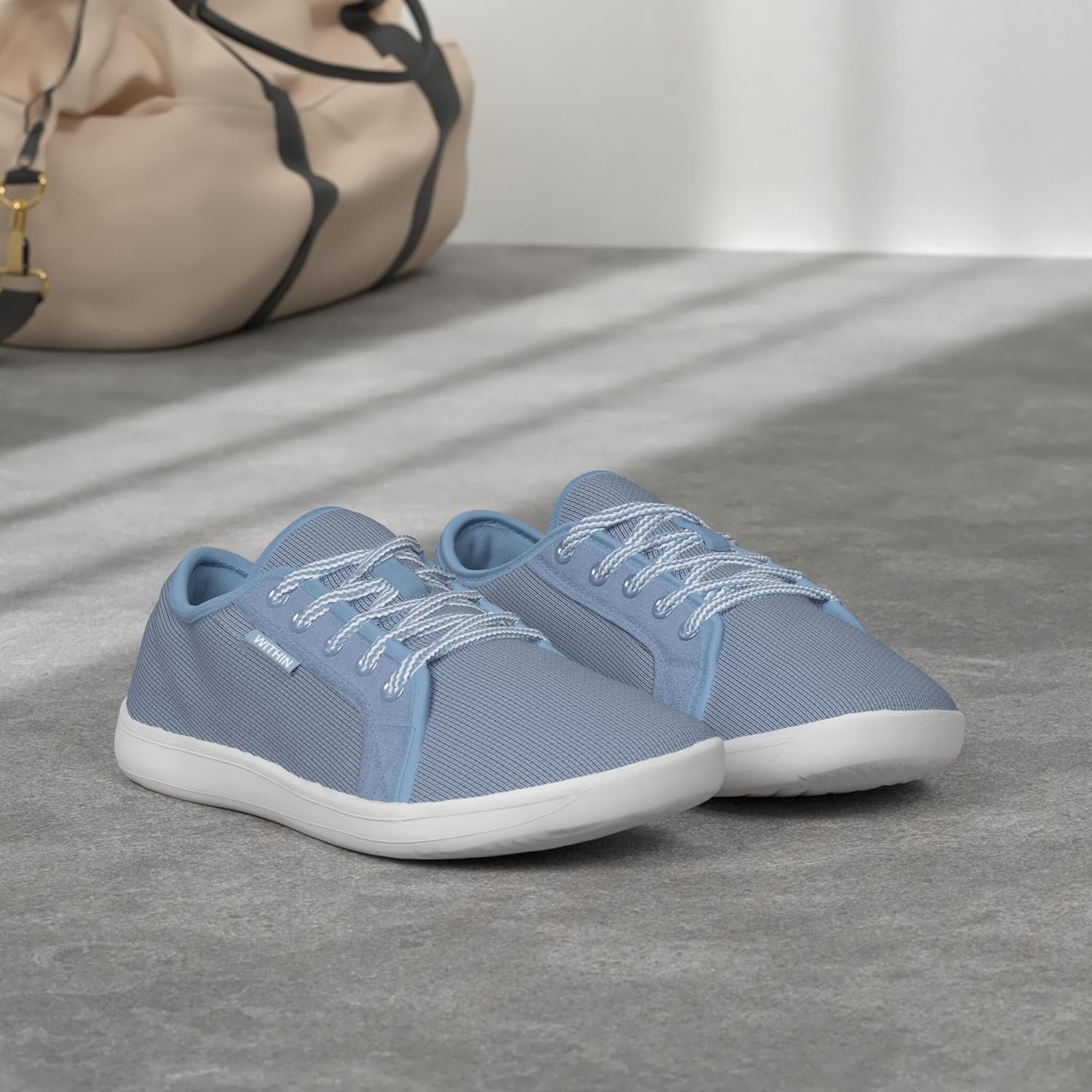 WHITIN Women's Minimalist Barefoot Shoes | Zero Drop Sole | Wide Width Fashion Sneaker - Image 2