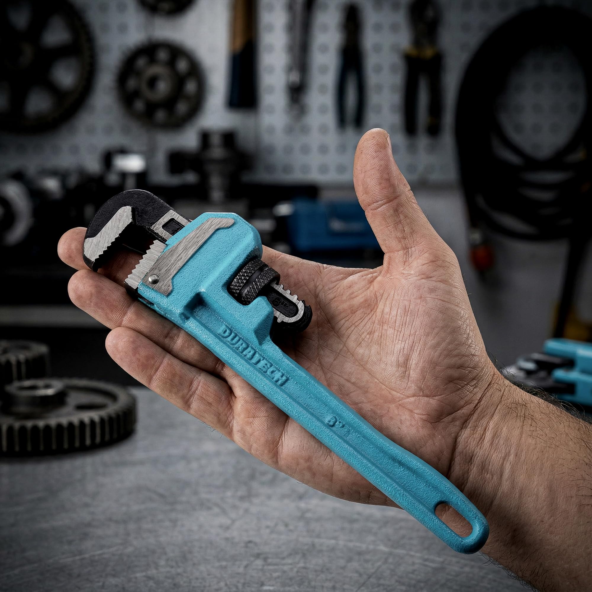 DURATECH 8" Heavy Duty Pipe Wrench -3