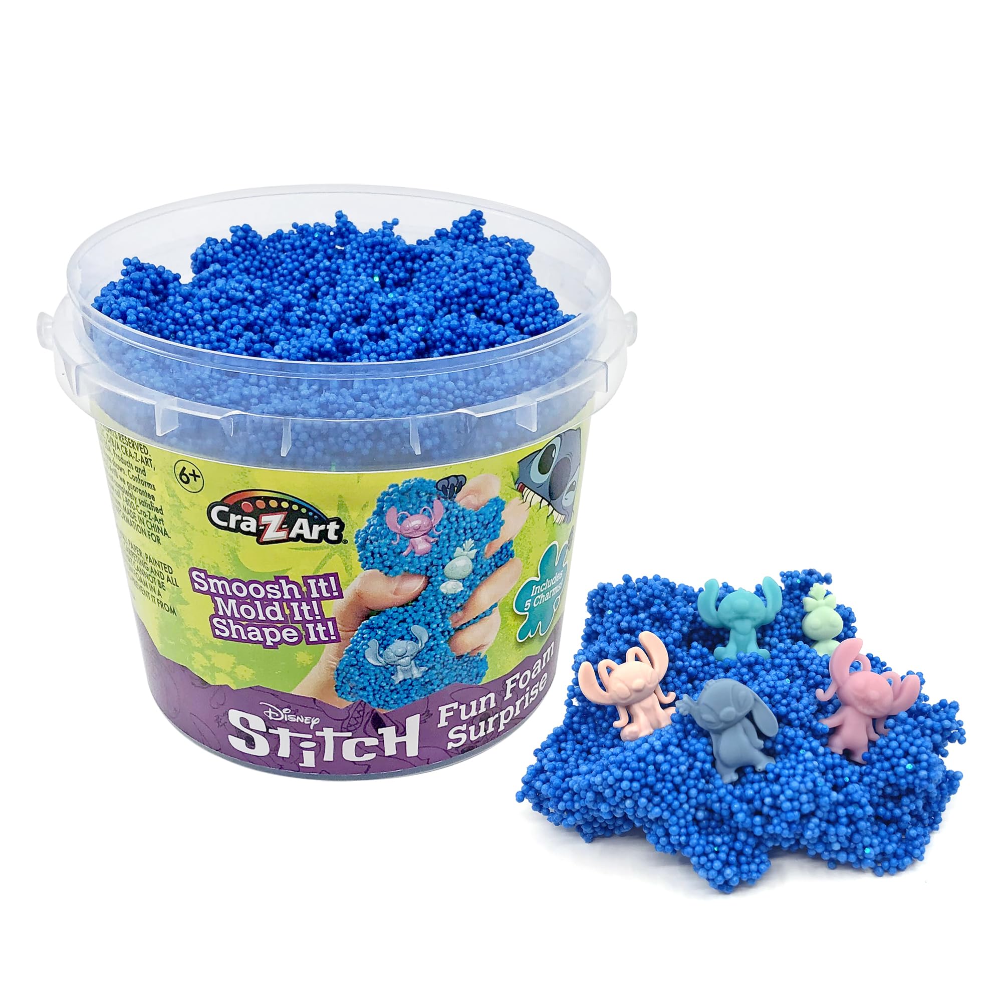 Amazon.com: Cra-Z-Art Stitch Fab Foam Surprise Bucket, Includes