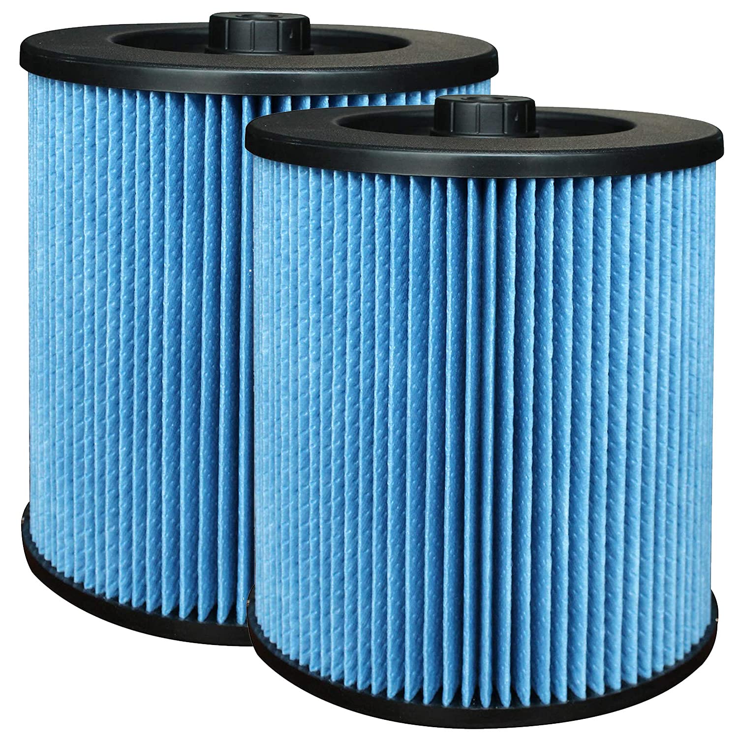 Cartridge Filter for Shop Vac Craftsman 17907 9-17907 Wet/Dry Air Filter Replacement Part 2pcs