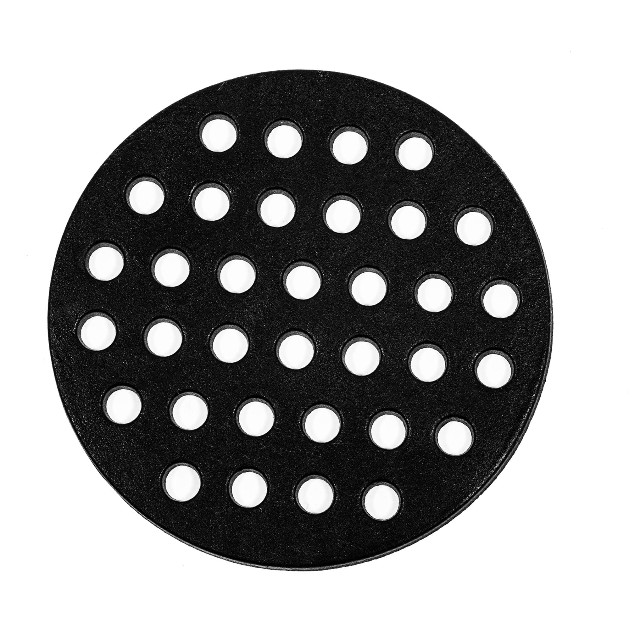 BBQration 9-inch Enameled Cast Iron Bottom Fire Grate for Big Green Egg Large, BBQ High Heat Charcoal Fire Plate for Kamado Joe Classic or Other Ceramic Kamado Cooker 18" Big Green Egg Accessories