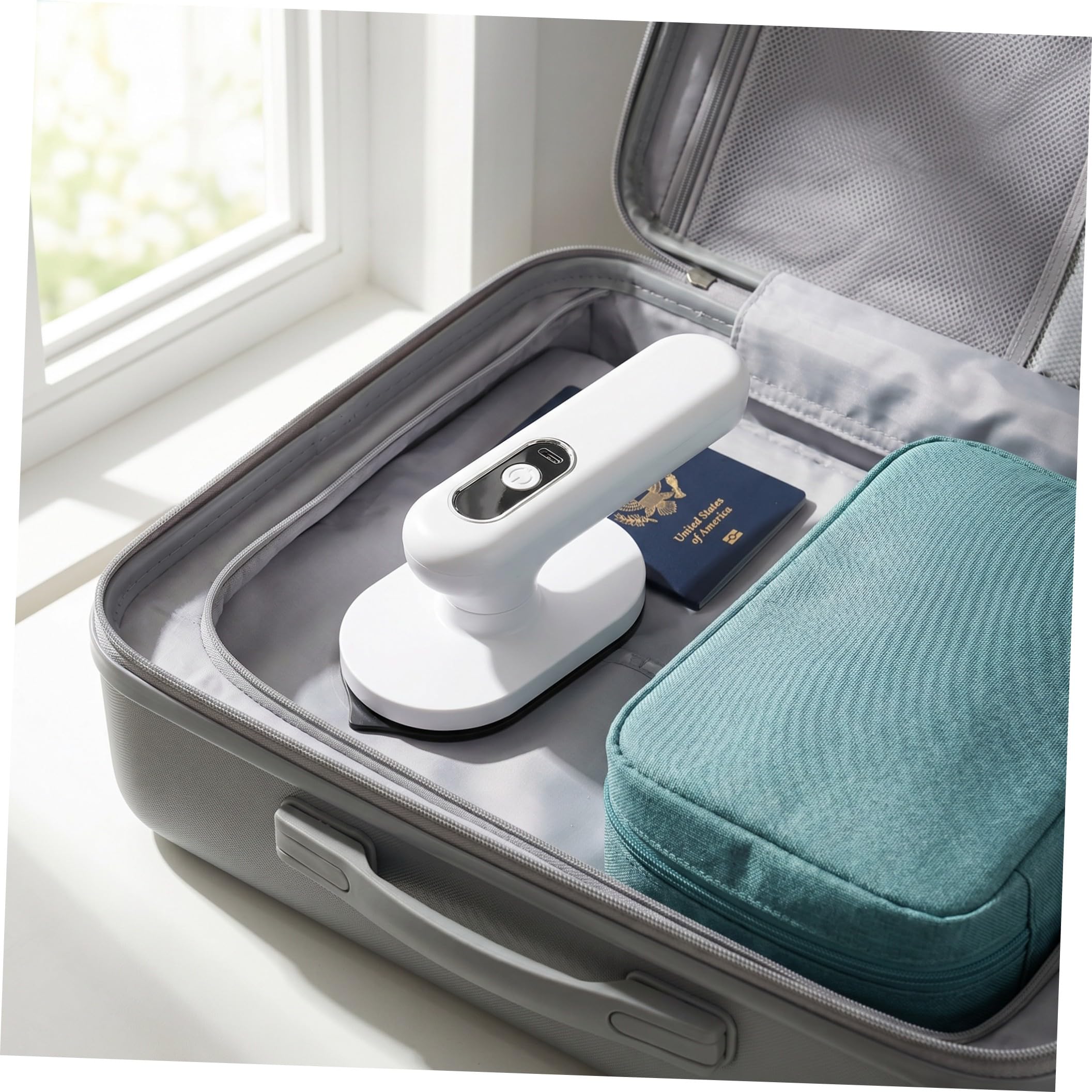 Plancha de Viaje Portátil Inalámbrica 3 Niveles USB