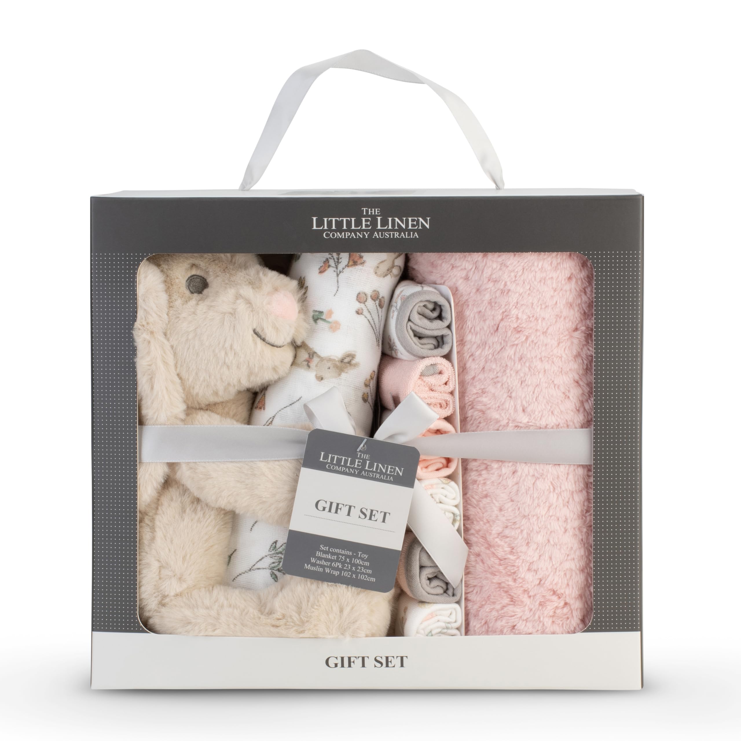 The Little Linen Company Boxed Gift Set - Harvest Bunny
