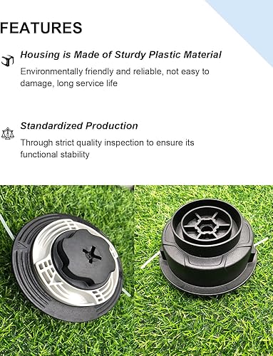 Miniatura 2 de YANYING C6-2 Cabezal de recortadora de carga fácil para Stihl FS38 FS40 FS50 FSE81 piezas de repuesto. Cabezal de comedor de malezas. Reemplaza 4006