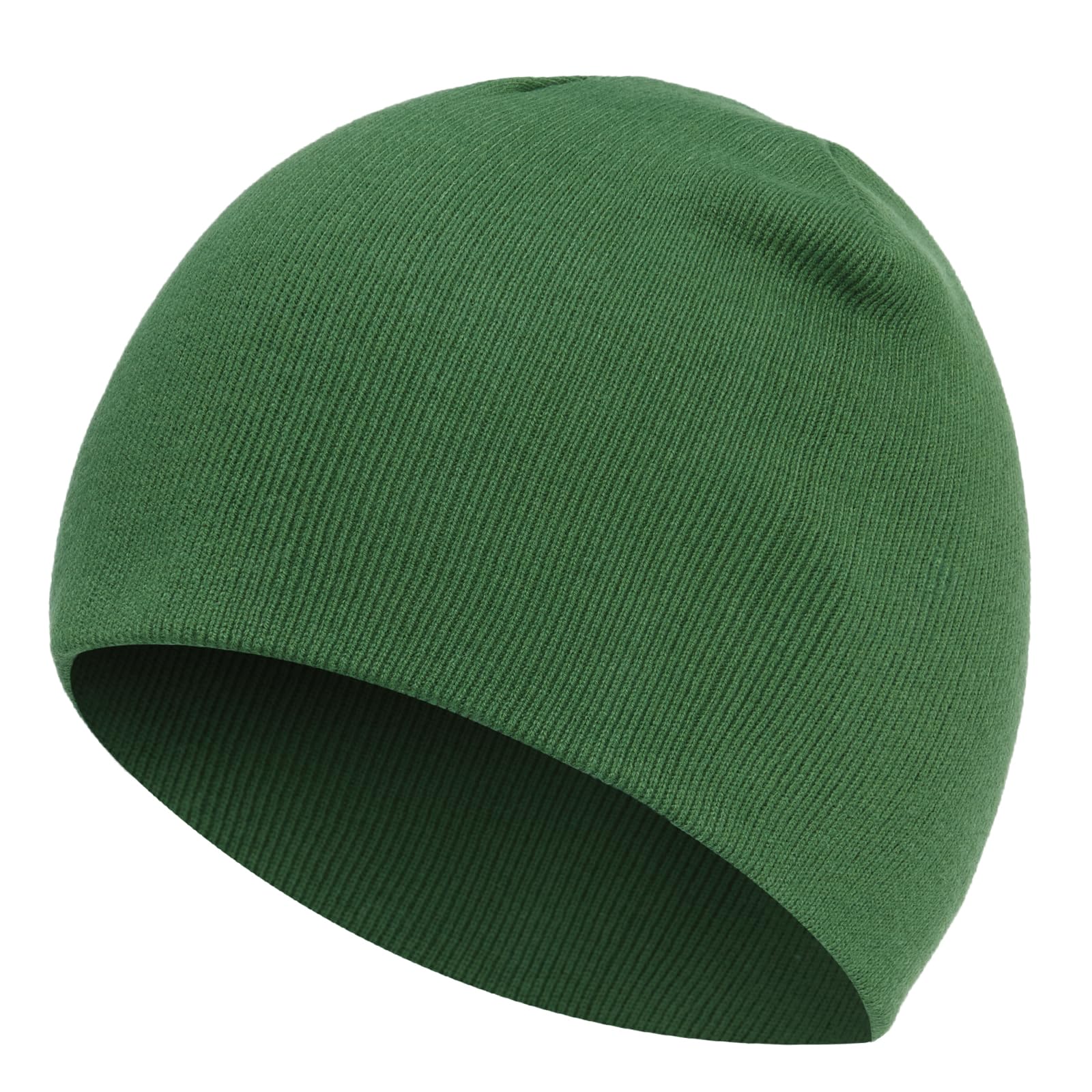 100 Cotton Beanie Hat for Men Women Cuffless Soft Knit Warm Winter Hats Fisherman Beanies Skull Cap Unisex