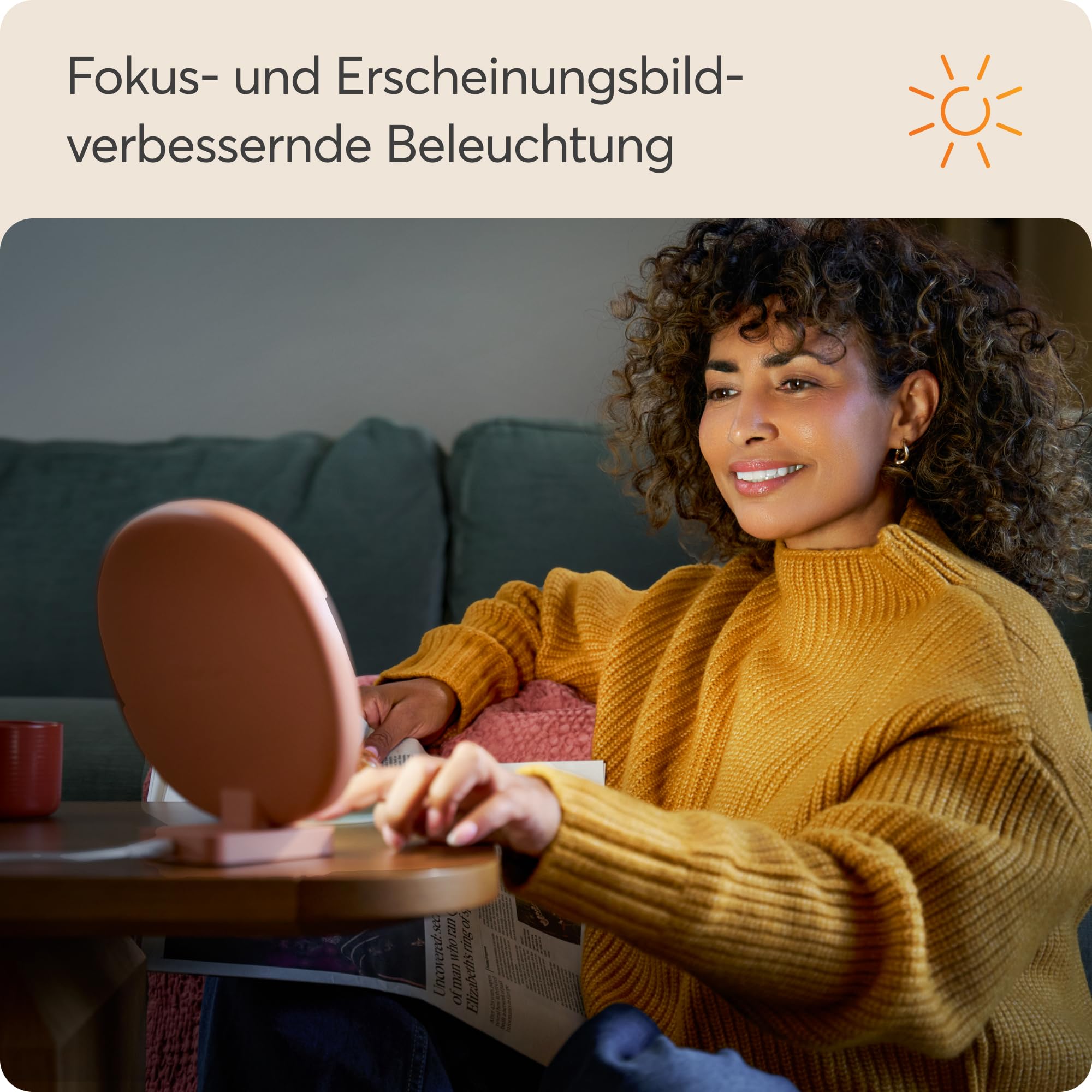 Lumie Dash Lampa Antydepresyjna 10,000 Lux LED, Poprawiająca Nastrój i Energię, Zmniejszająca Zmęczenie Wzroku, z Regulowanym Natężeniem Światła, CRI 95+