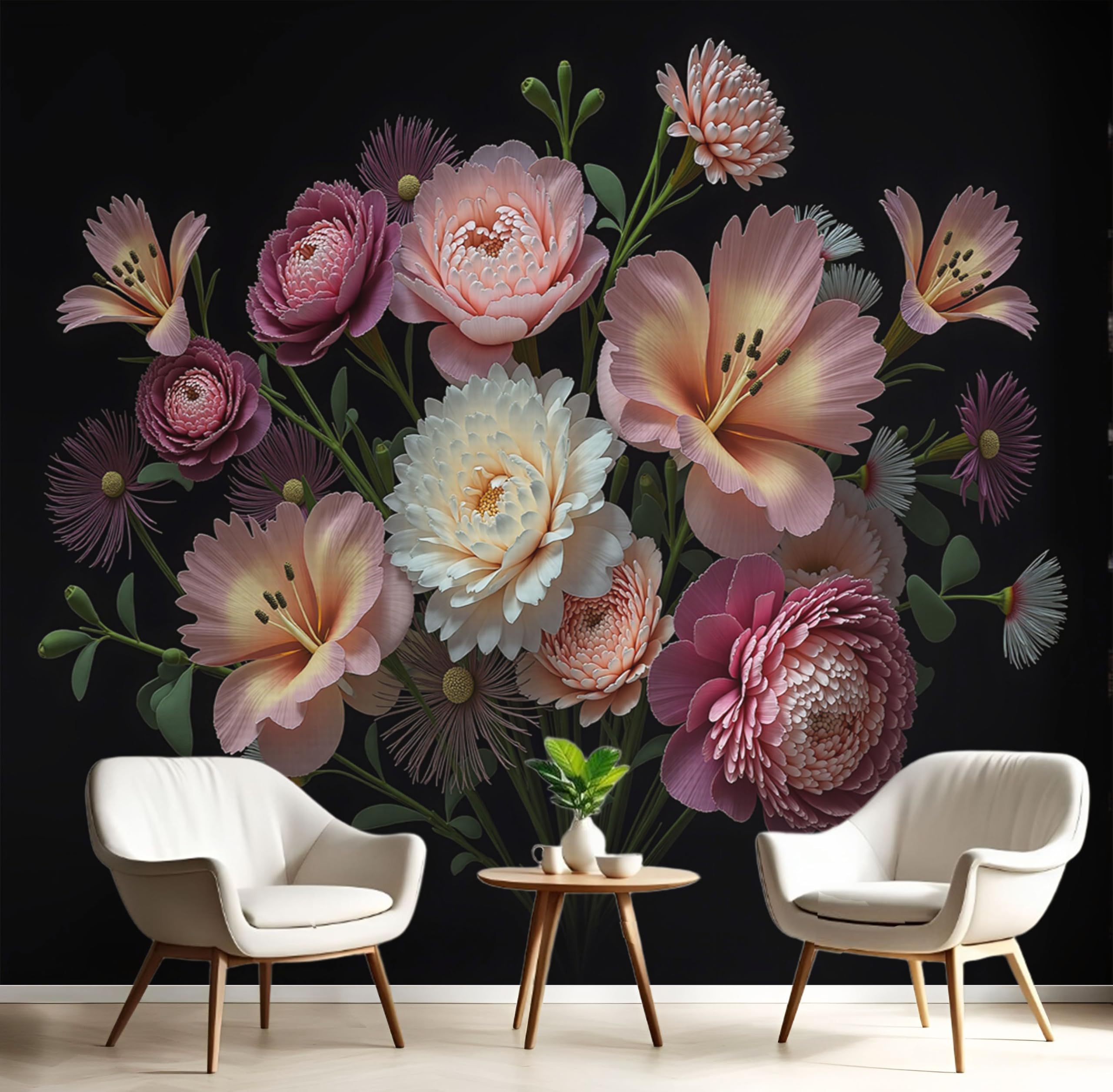 Décoration image murale noir pour chambre et bureau tendance