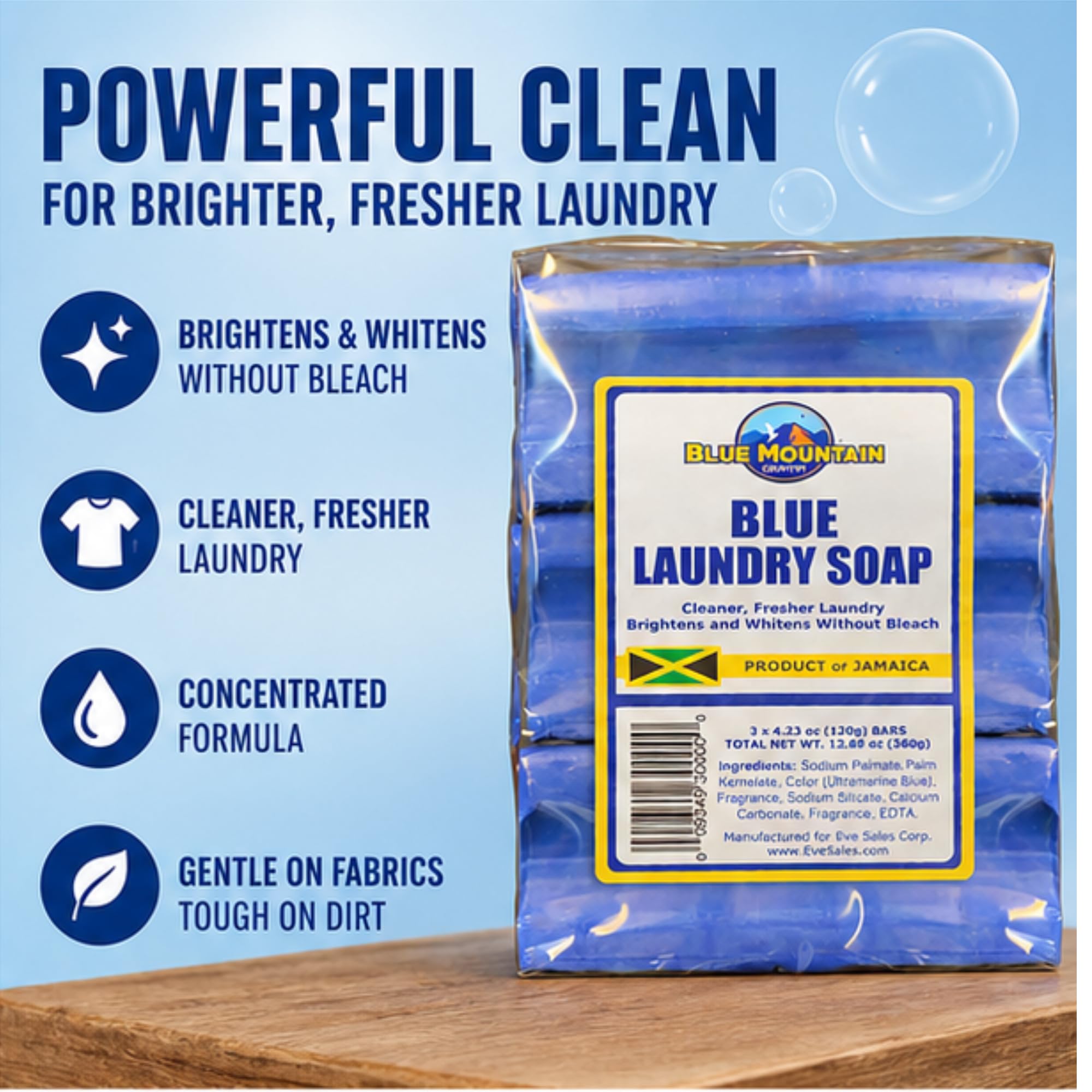 Amazon.com: Blue Mountain Country Blue Laundry Soap, Product of