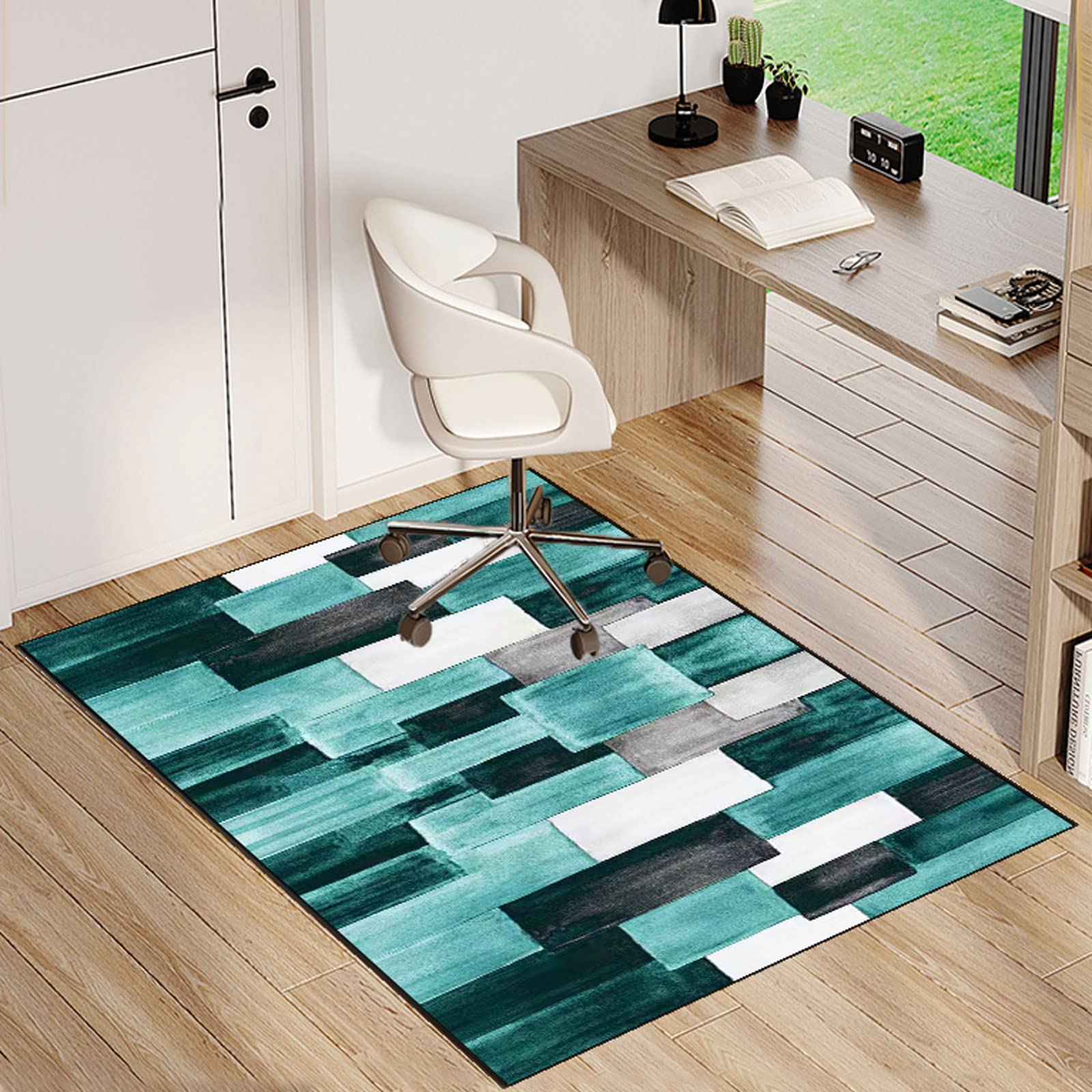 Single tree forest Chair Mat For Carpeted Floor For Office Chair Floor Mat Anti Slip Multi-Purpose Protector Chair Carpet For Home And Office โ image 1