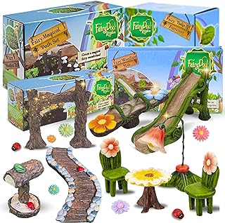 Fairy Garden Kits for Children With Accessories and Ornaments - Create a Magical Realm Within Your Garden