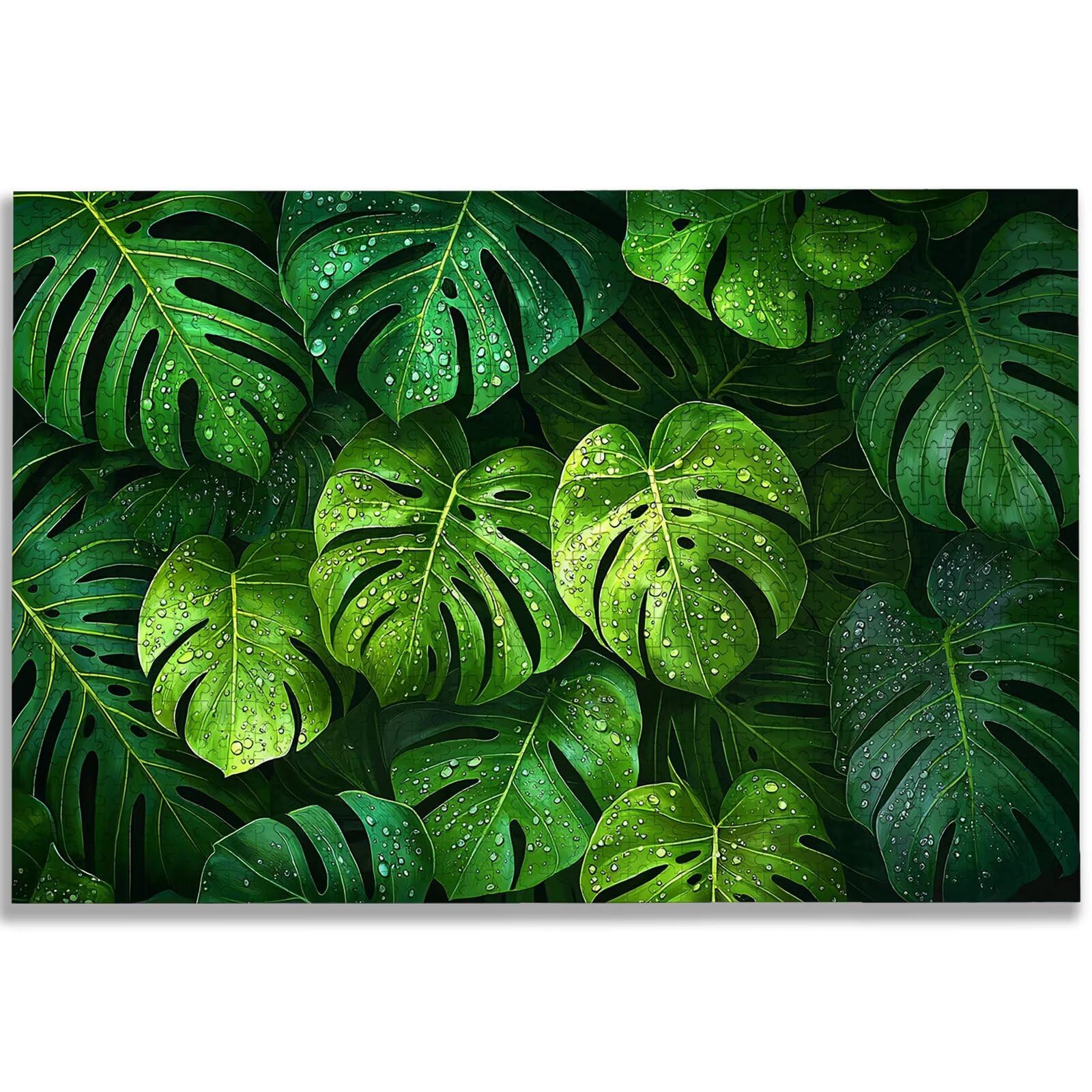 Puzzle 1000 elementów, tropikalne puzzle dla dorosłych, 1000 elementów, drewniane puzzle dla dorosłych, trudne puzzle, dla całej rodziny, drewniane puzzle do dekoracji pokoju, prezenty, -3016