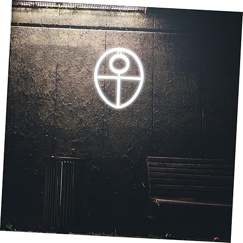 Miniatura 5 de Didiseaon 2pcs bar hanging sign letreros personalizados con luz the sign alien neon lights decorative marquee sign neon hanging sign light up wall