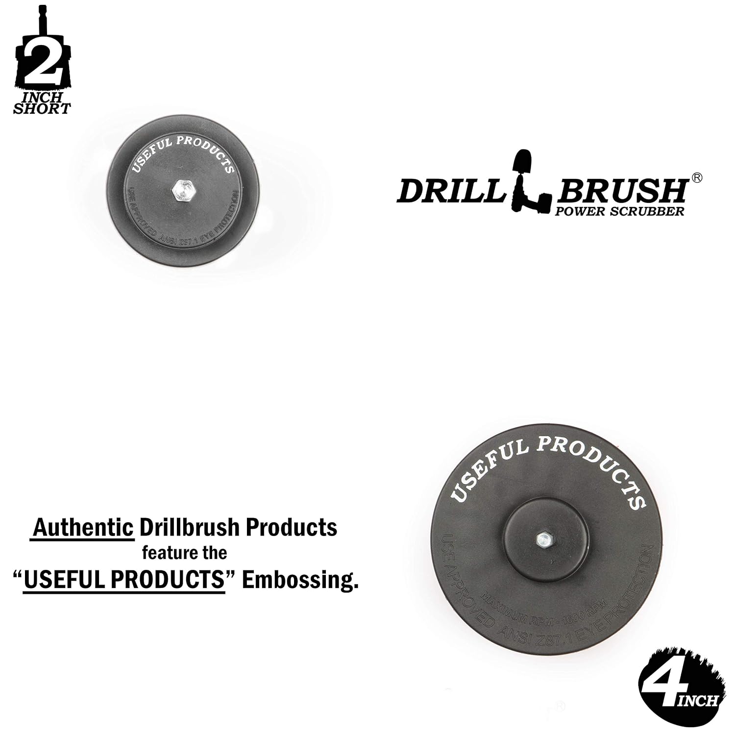 Drill Brush Kitchen Cleaning Supplies - Drill Brush Microwave Scrubber Set