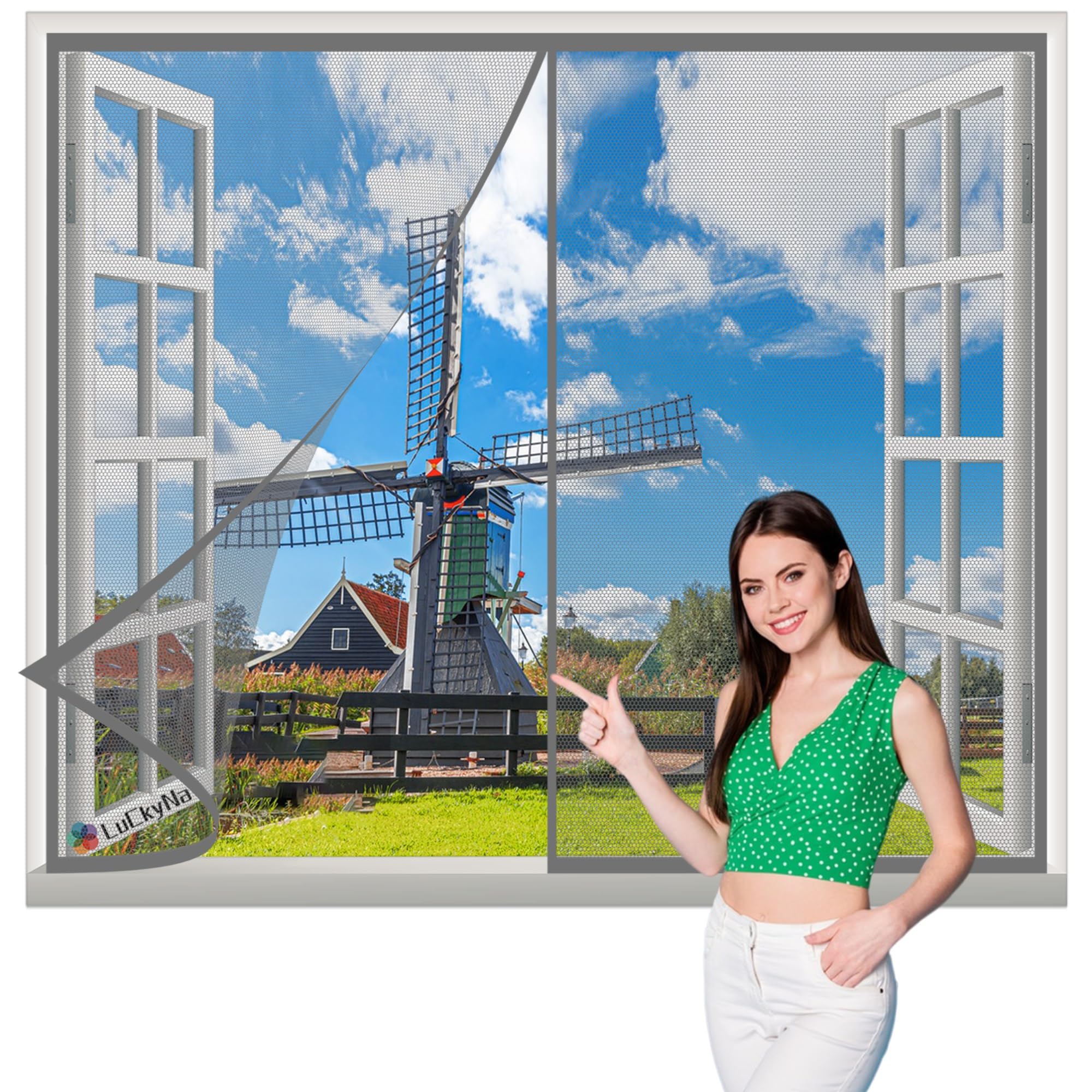 Magnetyczny ekran drzwi Szary 220x220cm Heavy Duty Patio moskitiera do drzwi z magnesami pełna ramka magiczna taśma łatwa instalacja do salonu balkonowego