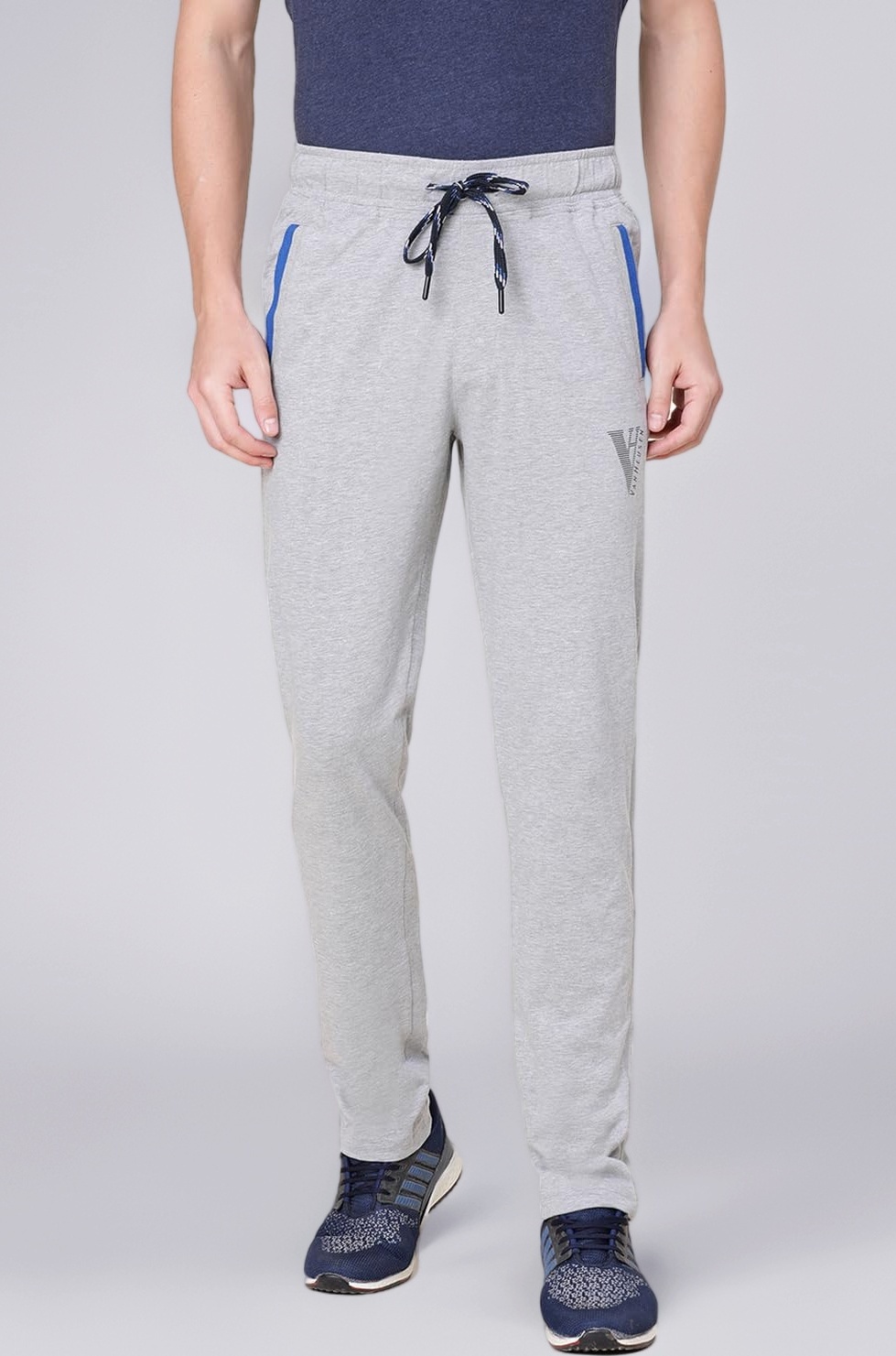 Van Heusen Men's Regular Fit Mid Rise Athleisure Trackpants - Cotton Rich - Smart Tech, Easy Stain Release, Anti Stat, Ultra Soft, Moisture Wicking