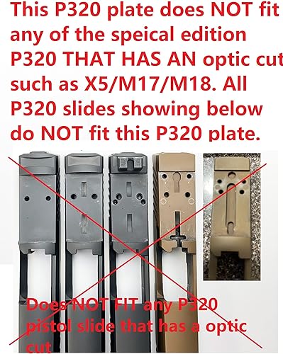 Miniatura 3 de Ade Advanced Optics Placa de montajebaseadaptador de punto rojo para Vortex VenomRazorViper, Burris Fastfire, Meopta, Docter, Insight para FIT Sig