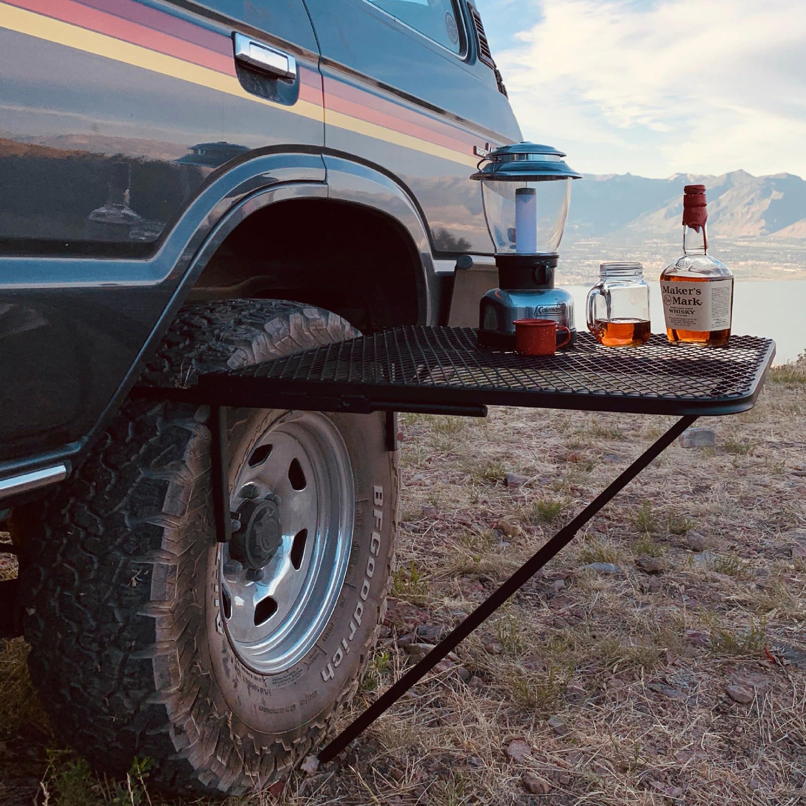 Amazon.co.jp: 収納袋付きポータブルキャンプテーブル、RV SUVトラック