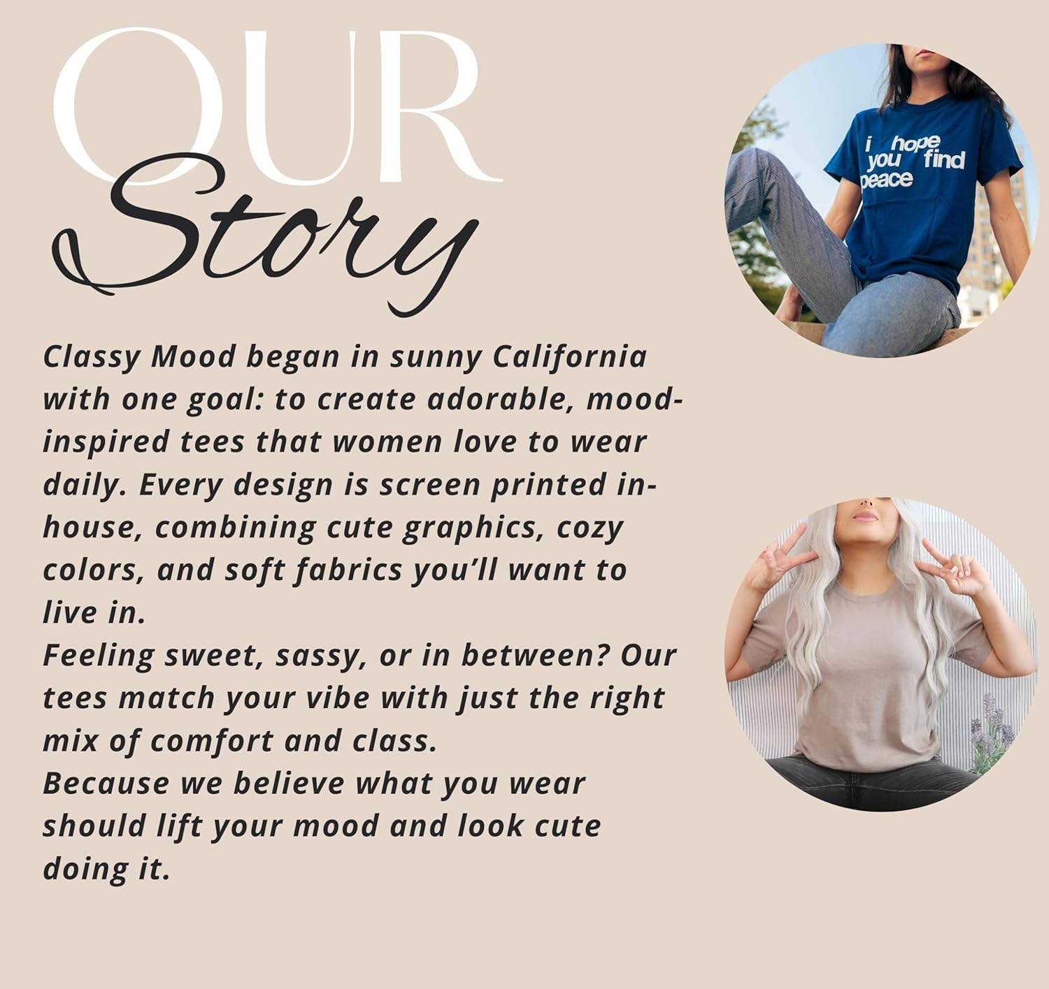 Classy Mood Christian Shirts for Women - Religious Jesus Bible Verse and Faith Graphic Tee - Image 6