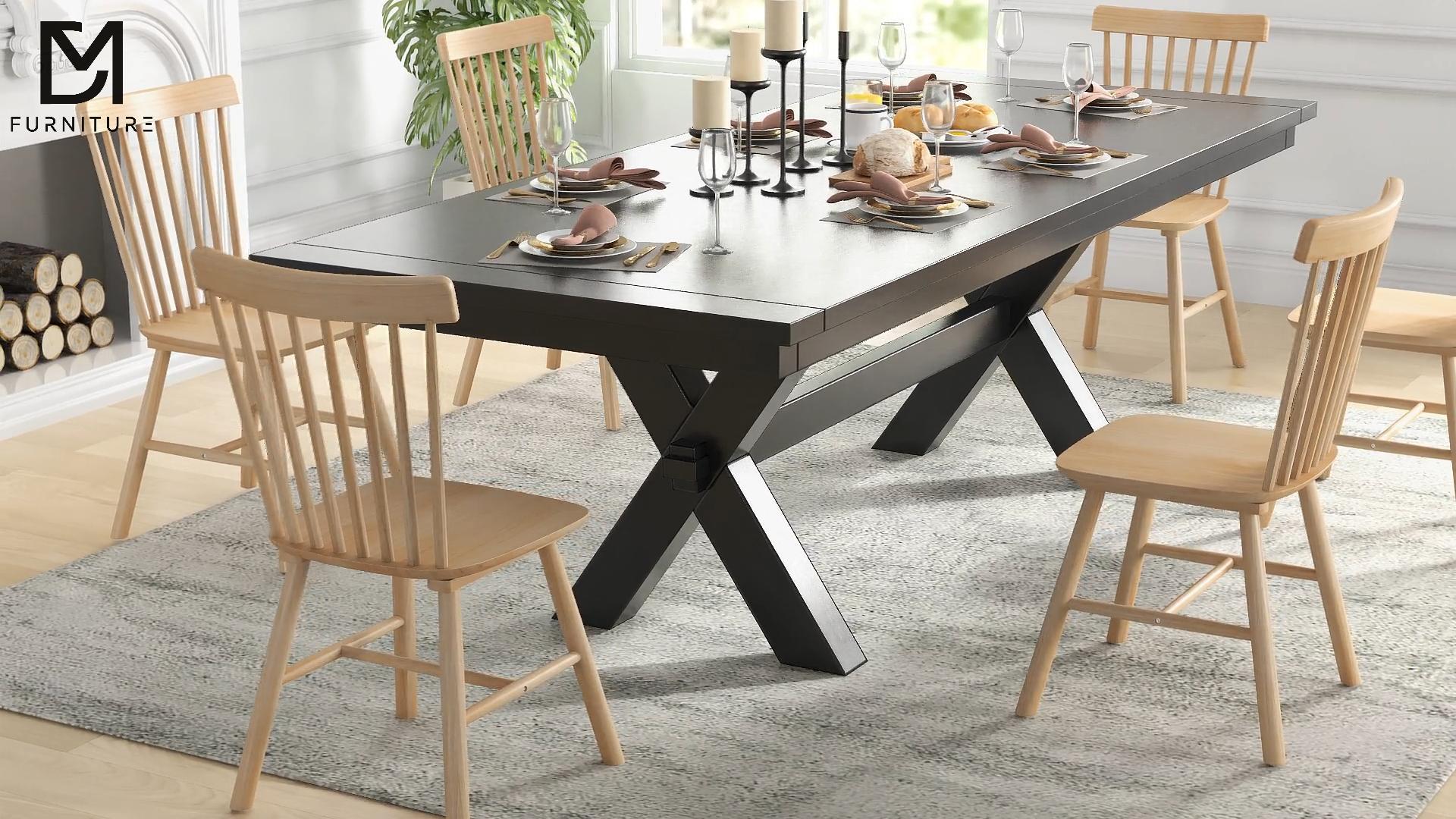 Amazon.com - DM Furniture Dining Room Chairs Set of 6, Windsor