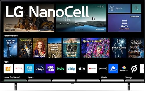Miniatura 8 de LG Serie NANO75 Smart TV de 65 pulgadas 65NANO75UQA - 4K alimentado por IA 2022, Alexa integrado, negro