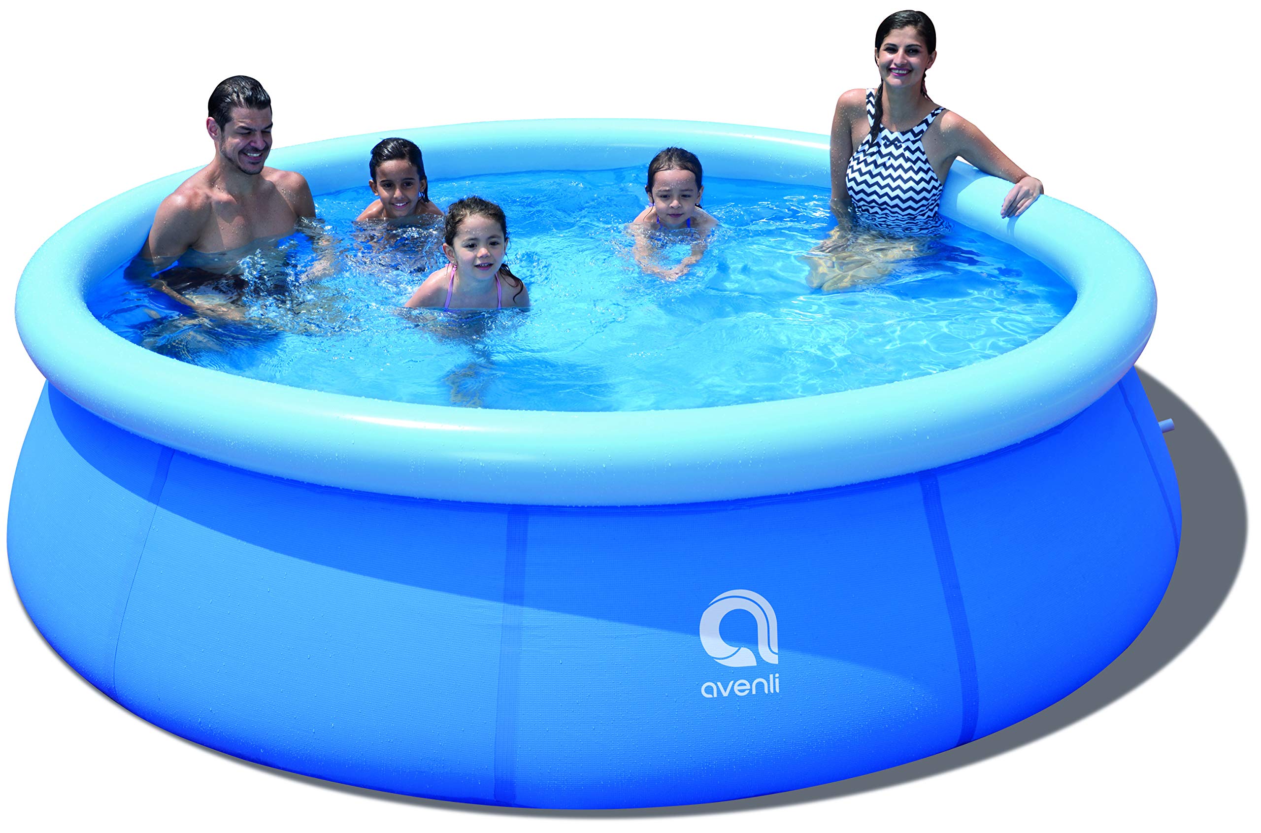 AVENLIJilong standing Pool Marin Round, Blue, 300x76cm, Azure