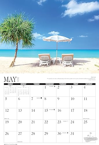 Miniatura 3 de Calendario de pared de playas y atardeceres 2024