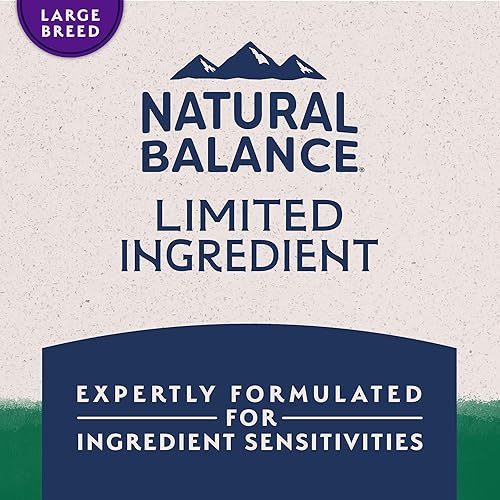 Miniatura 4 de Natural Balance Alimento seco para perros adultos de raza grande con granos saludables, receta de cordero y arroz integral, 12 libras (paquete de 1)