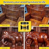 Vista 5 de PIPIHUA Cera de Abejas Abrillantadora y Acondicionadora para Muebles de Madera - Cera de Madera Impermeable y Restauradora, Cera de Abejas Multiusos