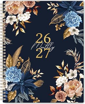 2026-2027 Monthly Planner - 9 x 11, Monthly Planner/Calendar 2026-2027, from JUL.2026 - Dec. 2027, 18 Month Calendar with Tabs, Premium Paper, Twin-wire Binding, Inner Pocket, Note Pages