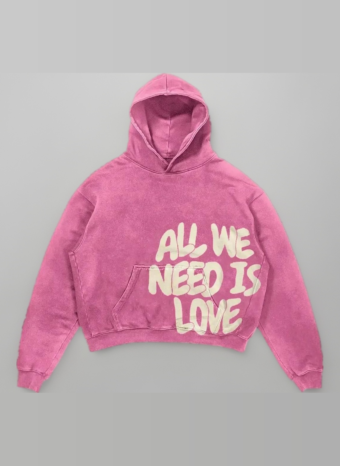 All We Need Is Money Hoodie for Men/Women Funny All We Need Is Love Prints Sweatshirt Y2K Hoodie