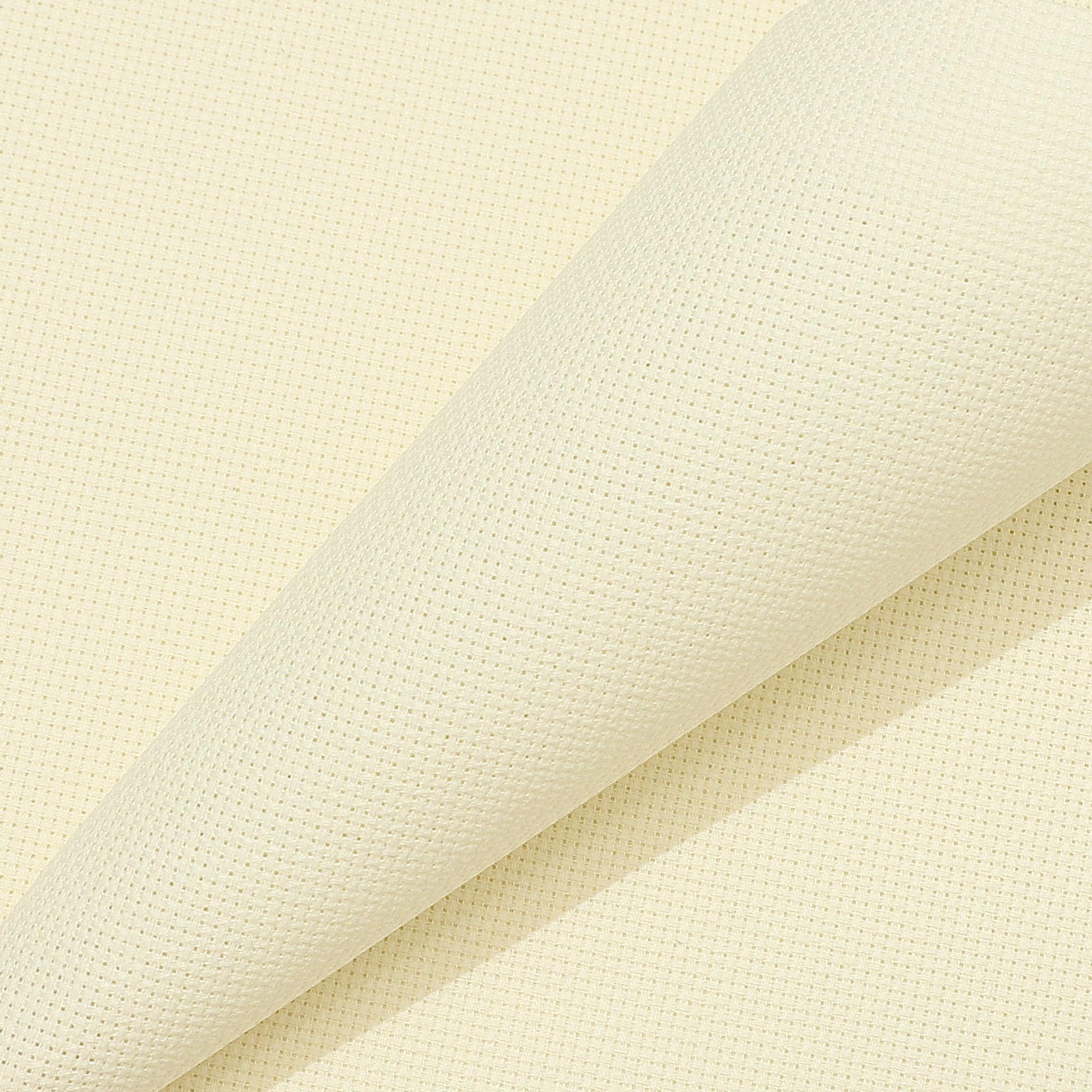 Aida Cloth 16 Count Cross Stitch Fabric,19×28inch (16CT,Off White)