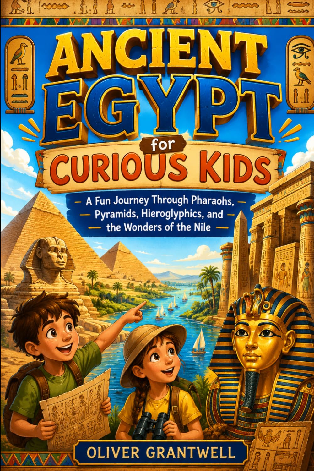 ANCIENT EGYPT FOR CURIOUS KIDS: A Fun Journey Through Pharaohs, Pyramids, Hieroglyphics, and the Wonders of the Nile