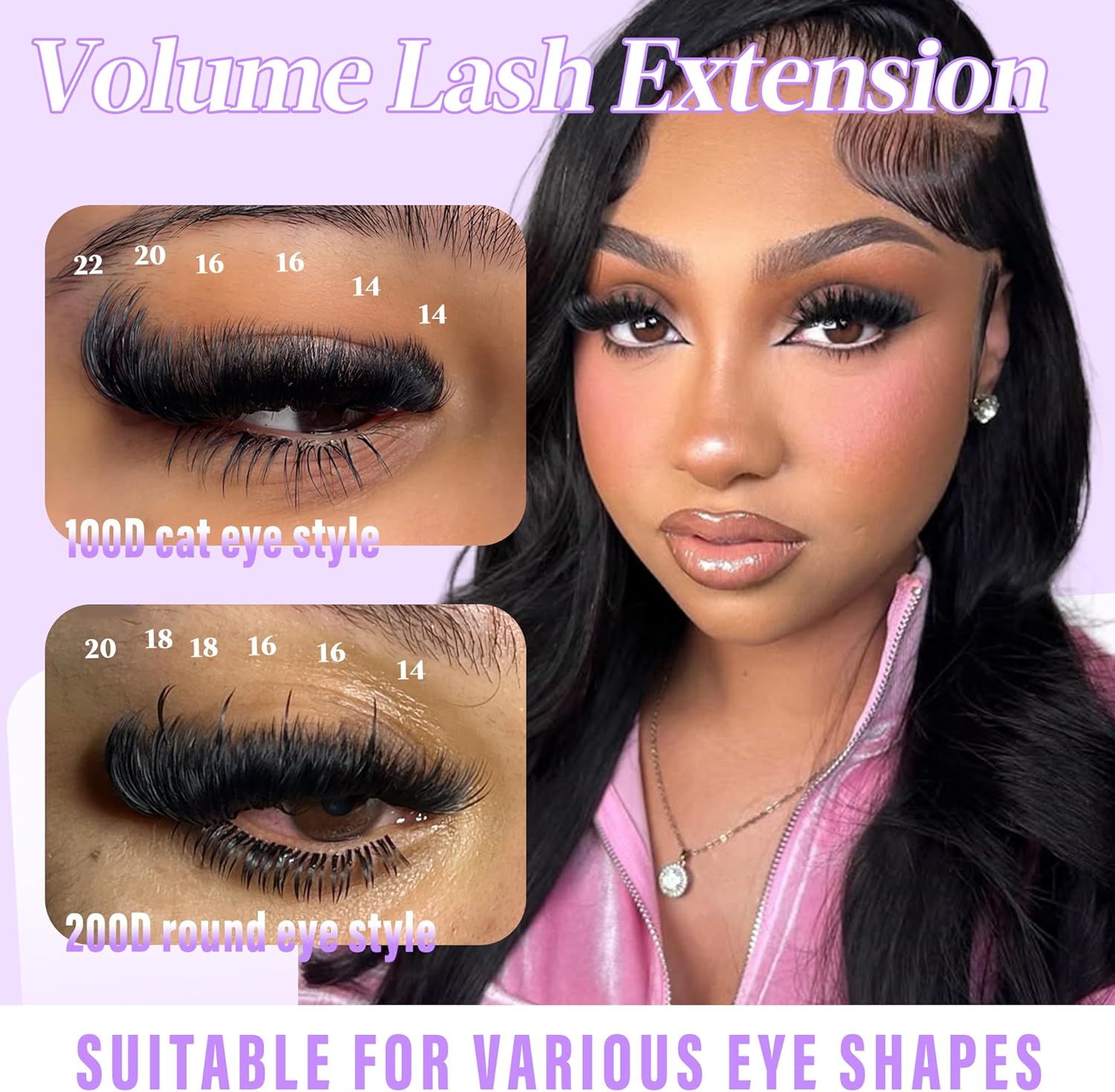 Lash Clusters with Bottom Lashes 100D+200D Mega Thi Lashes Clusters