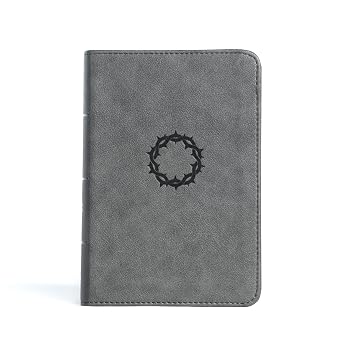 CSB Large Print Compact Reference Bible, Stone Leathertouch CSB Compact Reference Bible, Stone Leathertouch Christian Standard Bible, Stone Leathertouch, Reference Bible