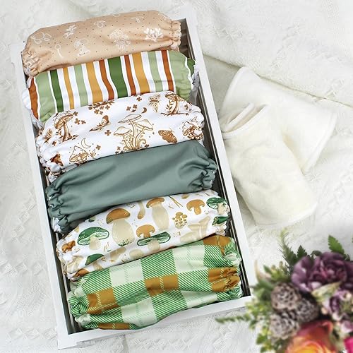 Miniatura 3 de Mama Koala Pañales de tela para bebé 3.0 con 6 insertos, con 2 bolsas reutilizables para húmedo y seco