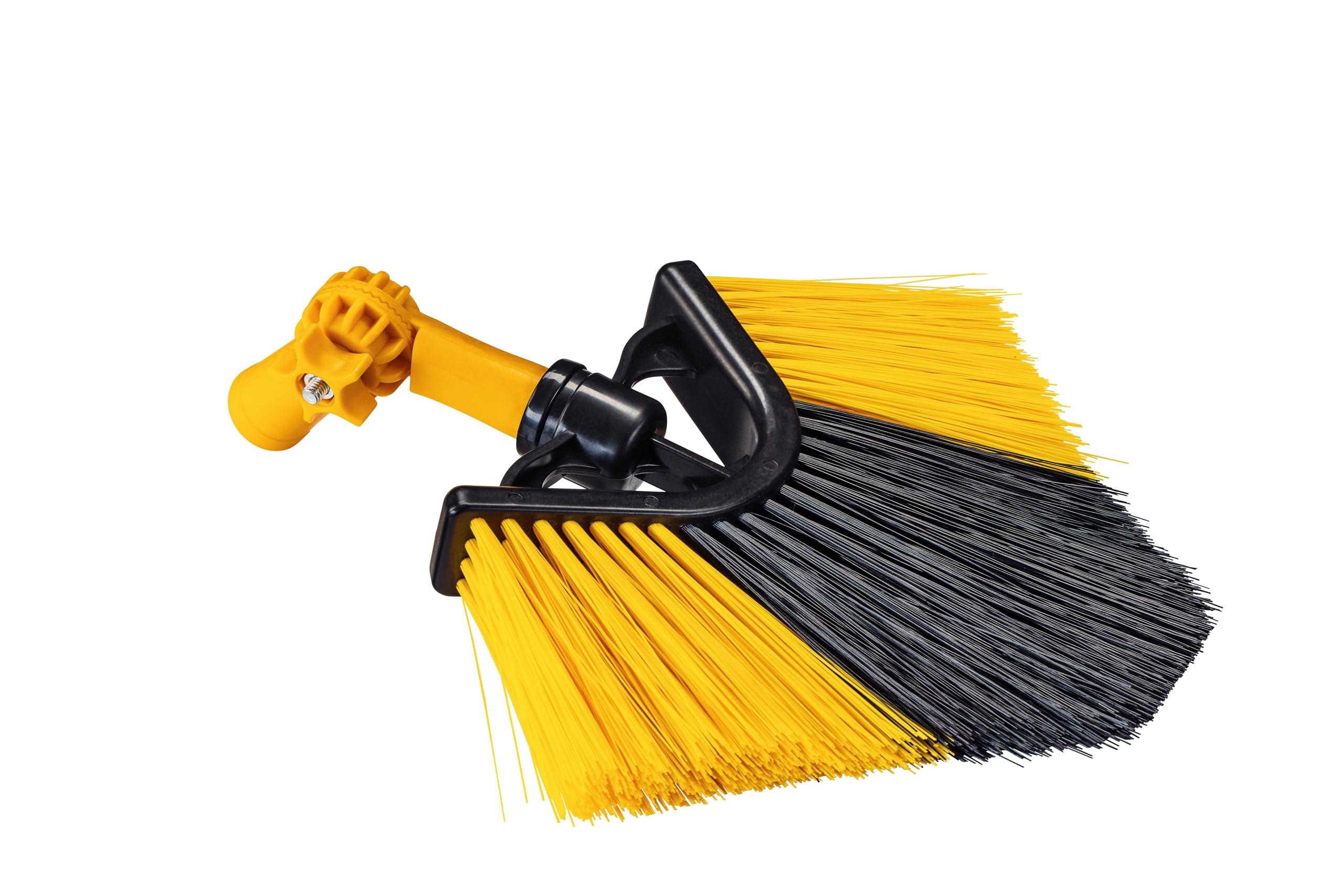 Neustanlo | Dreiecksbesen inkl. Teleskopstange 400 cm mit intuitiven Schnellspannsystem und ergonomischen Handgriffen | ideal zur Pflege von Haus und Garten