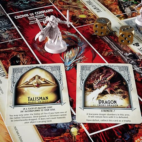 Miniatura 4 de Avalon Hill Talisman The Magical Quest, 5 edición  Juegos de aventura de mesa de fantasía  A partir de 12 años  2 a 6 jugadores  Juegos de