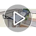 Awning for Door Entrance,Awnings for Doors,UPF 50+,Window Awnings Exterior,Aluminum Alloy Bracket,Polycarbonate Front Door Canopy for Sun Shutter,UV,Rain,Snow Protection