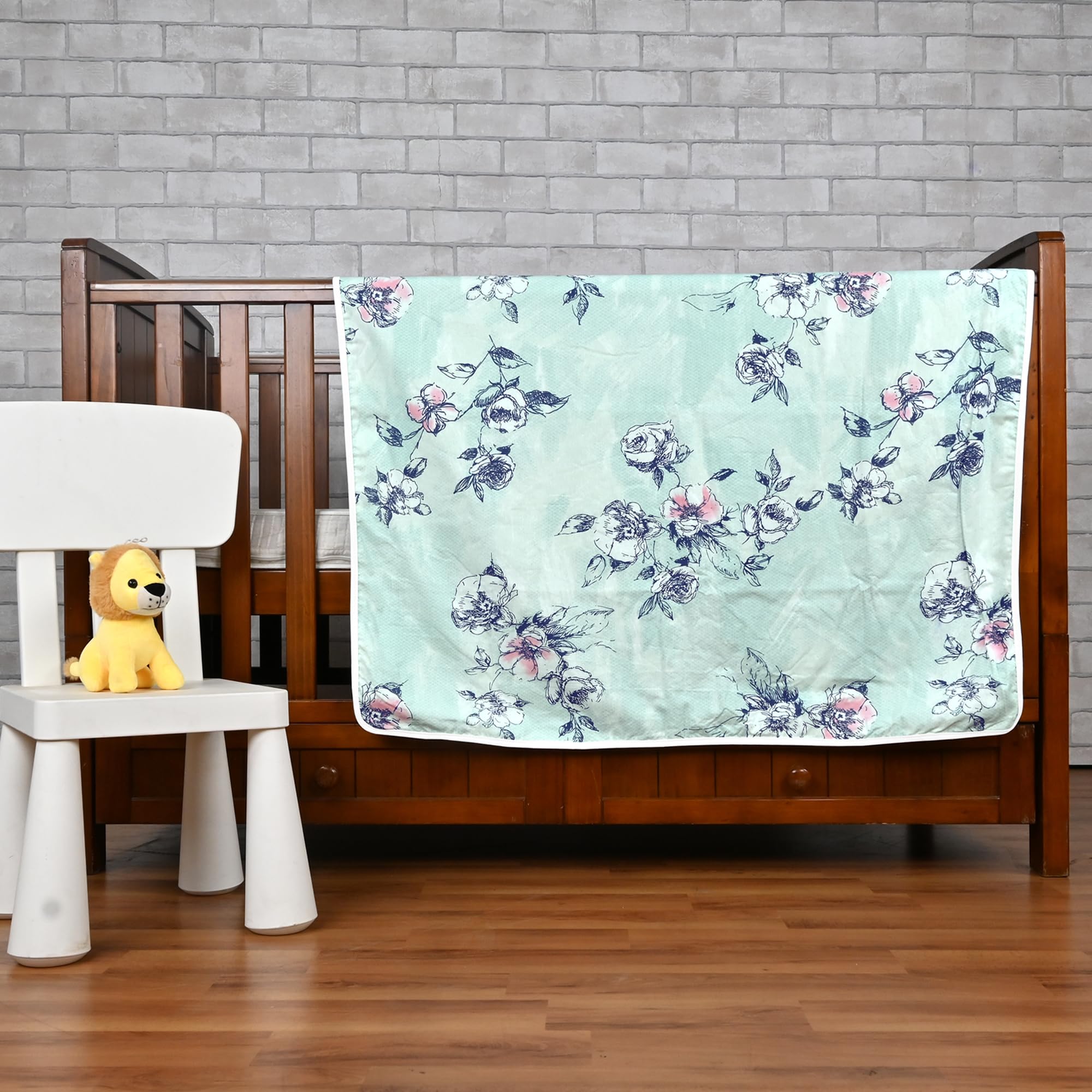 Divine Casa Cotton Dohar for Kids Single Bed 135 x 100 cm, 120 GSM Soft Lightweight Blanket, Breathable Summer AC Quilt for Mild Winter Use-image-37