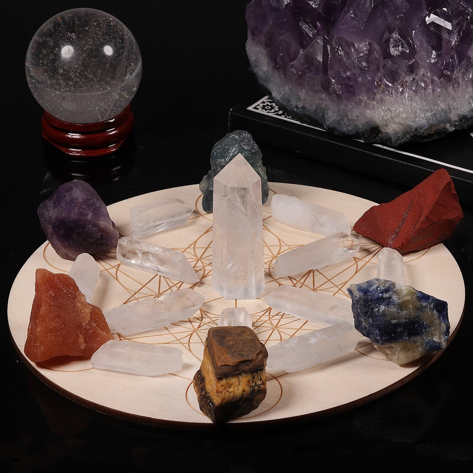 Amazon.co.jp: SUNYIK メタトロンキューブ エナジーチャクラ