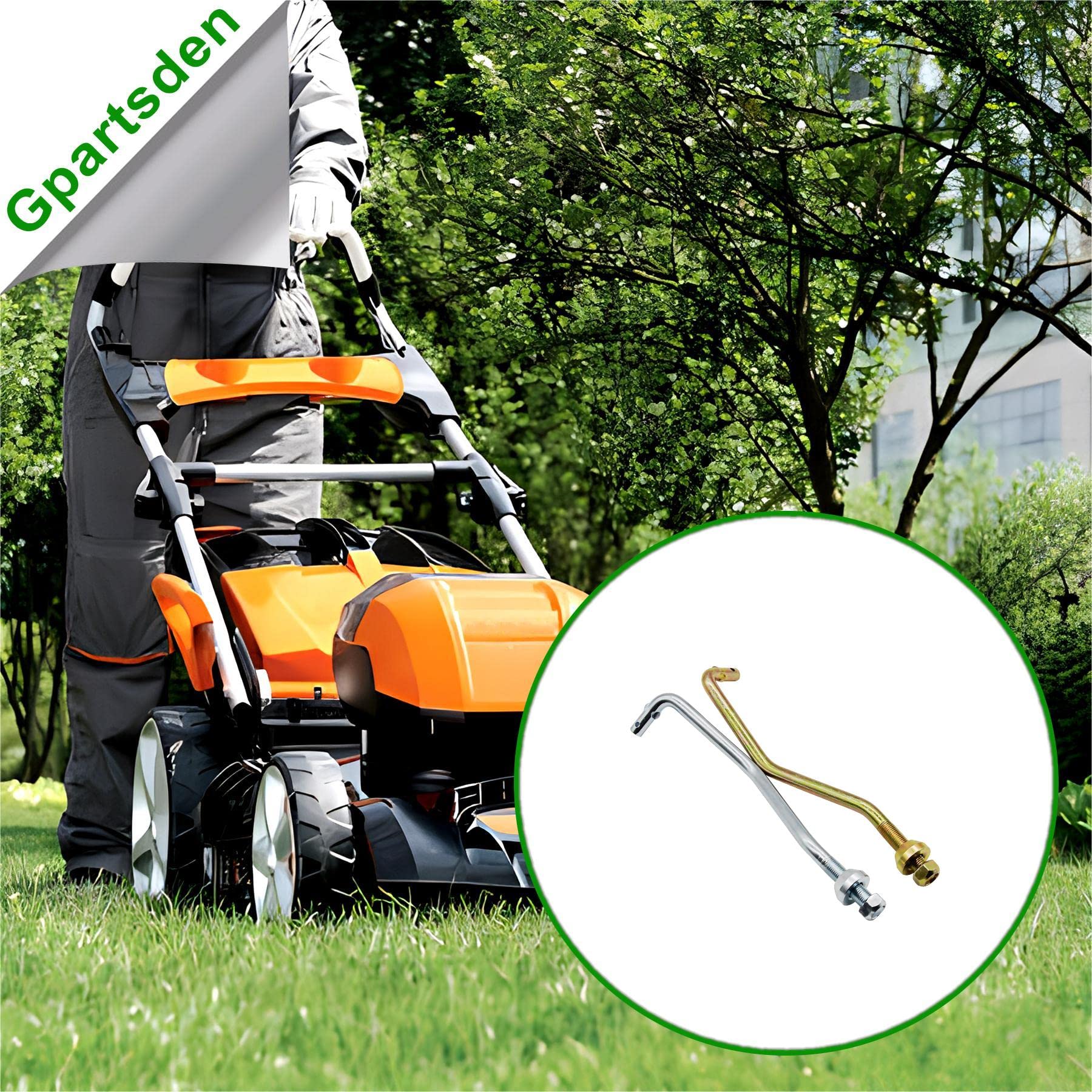 151141/151140 - Kit de eslabones de elevación de cubierta para cortacésped AYP Roper Sears 139865 145537