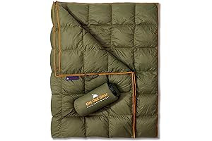 Packable Down Blanket for Camping: Puffy, Lightweight, and Warm