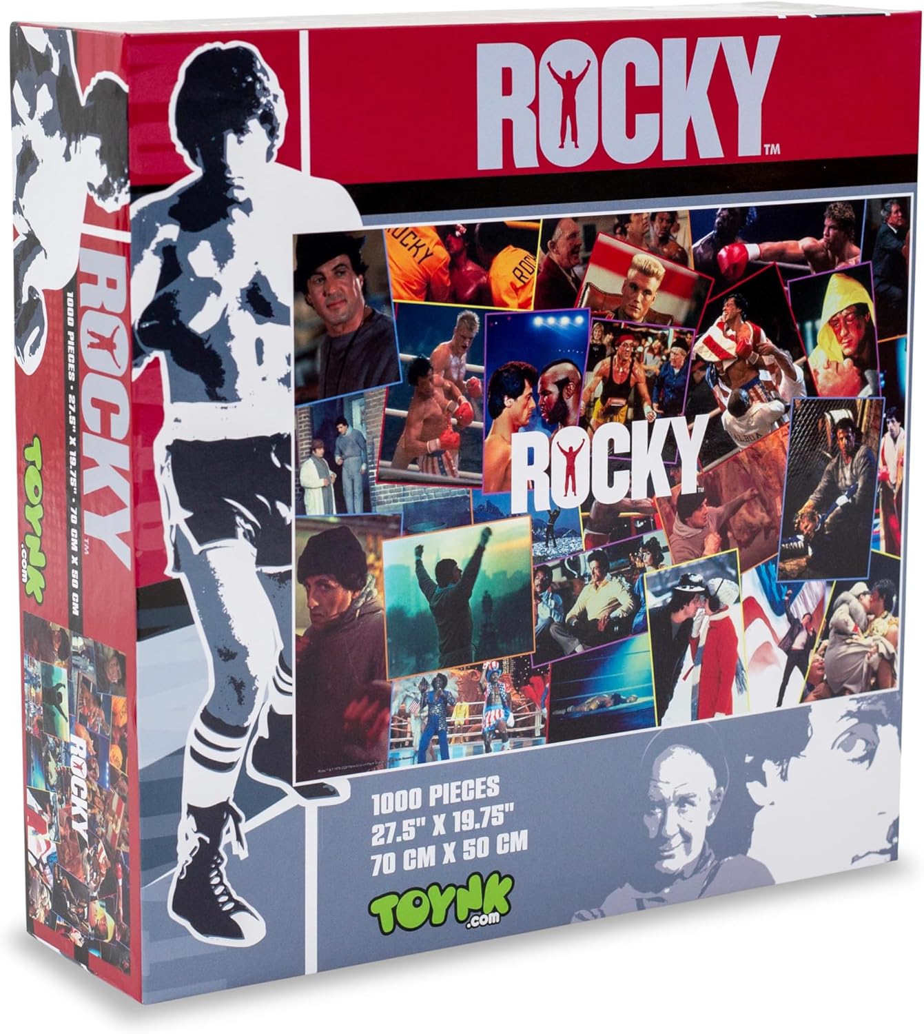 Rocky Movie Collage 1000-Piece Jigsaw Puzzle | Fun Brain Teaser, Toys & Games | 28 x 20 Inches