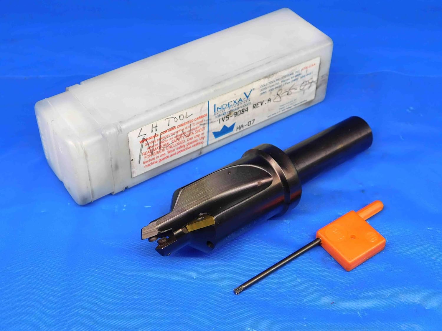 New ? INDEXA-V INDEXABLE Insert Drill Countersink Combo IVS-9084 16MM Shank - BR2146CP2