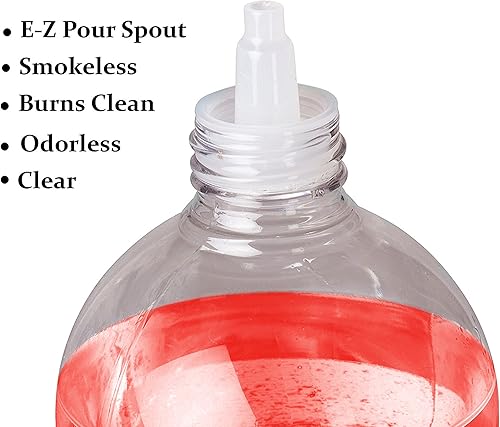 Miniatura 3 de Ner Mitzvah aceite de parafina para lámparas, no produce humo ni olor, quema aceite de forma limpia para uso en interiores y exteriores, con sistema