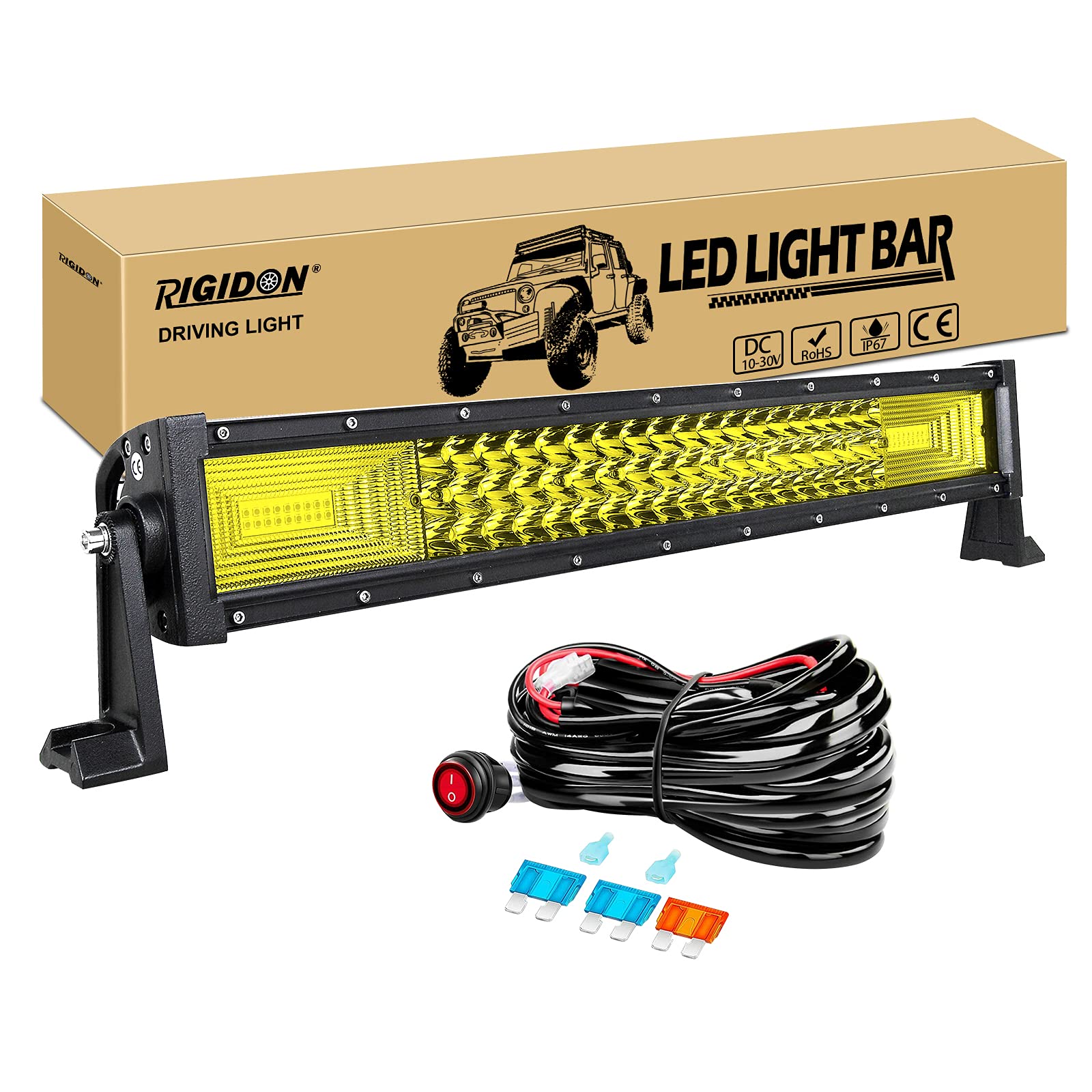 RIGIDON 22 Zoll LED Lichtleiste - 270W Offroad Beleuchtung Für Auto & SUV